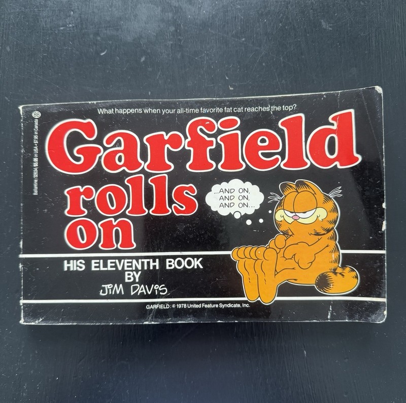 Vintage Garfield Paperback Books – Jim Davis Lot Of 3 Includes Garfield Rolls On