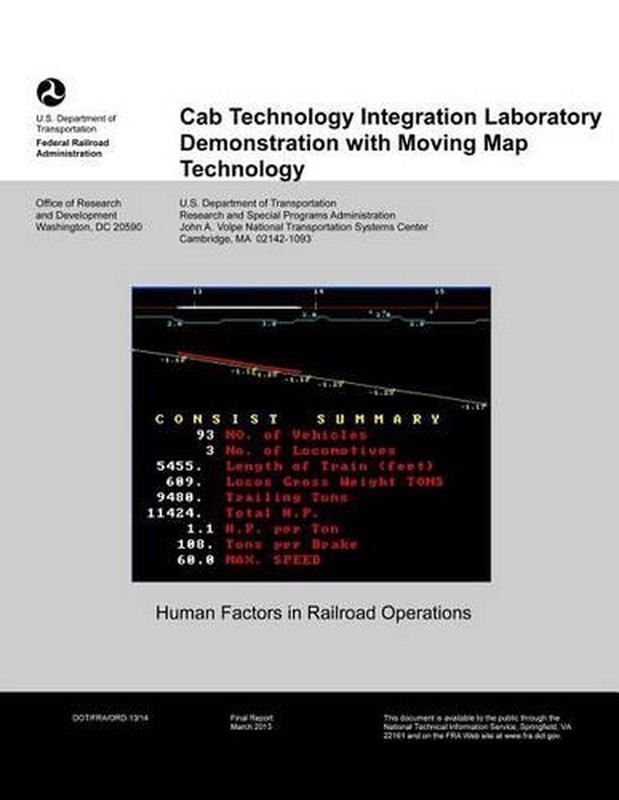 Cab Technology Integration Laboratory Demonstration with Moving Map Technology b