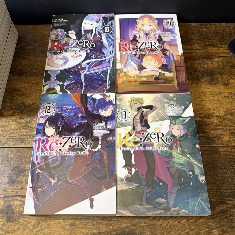 Lot of 14 Re:Zero Starting Life in Another World Books 1, 6-7, 10-15, 17-20 EX 5 gallery