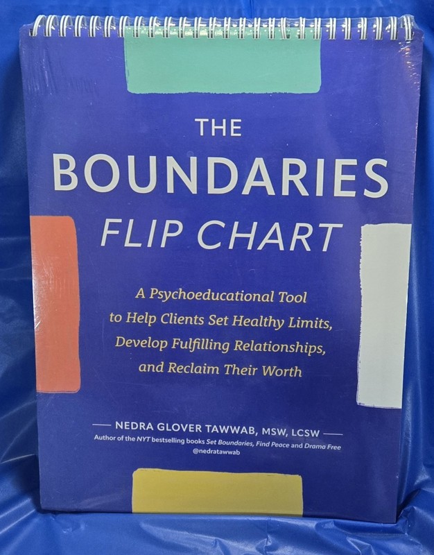 Boundaries Flip Chart : A Psychoeducational Tool by Nedra Glover Tawwab SEALED!