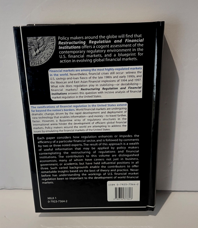 Restructuring Regulation and Financial Institutions by James R. Barth (English) gallery