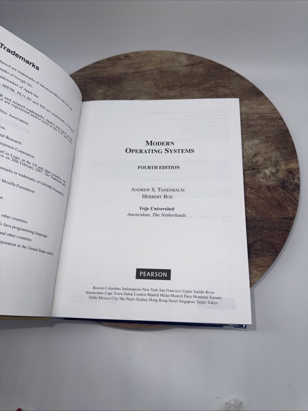 Modern Operating Systems by Andrew S. Tanenbaum 4th Ed. (2014, US, Hardcover) gallery