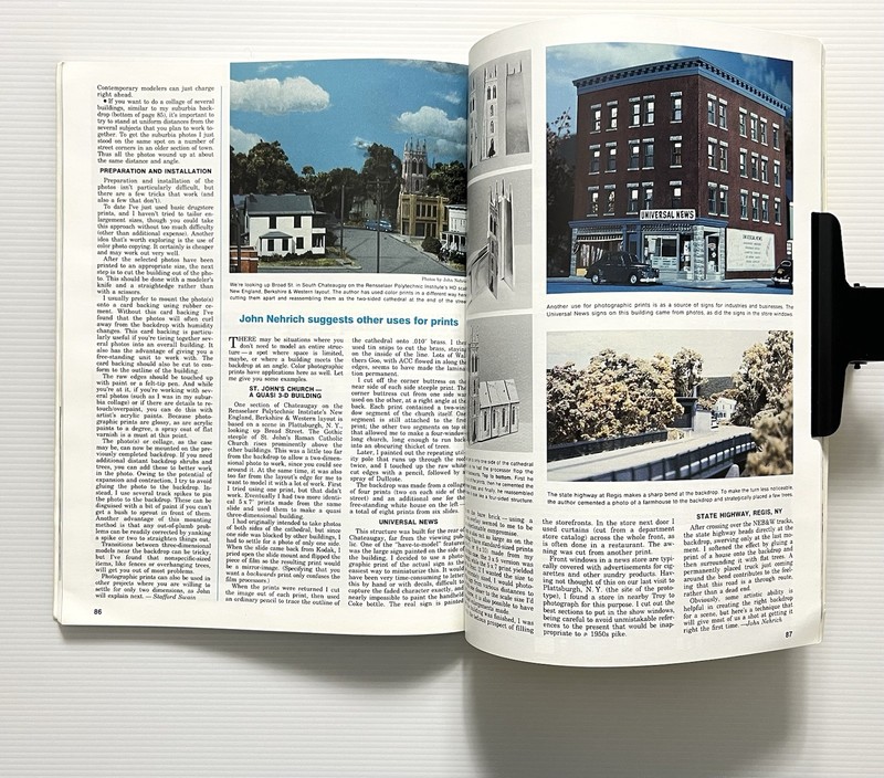 Scenery Tips and Techniques by Model Railroader PB 1997 gallery