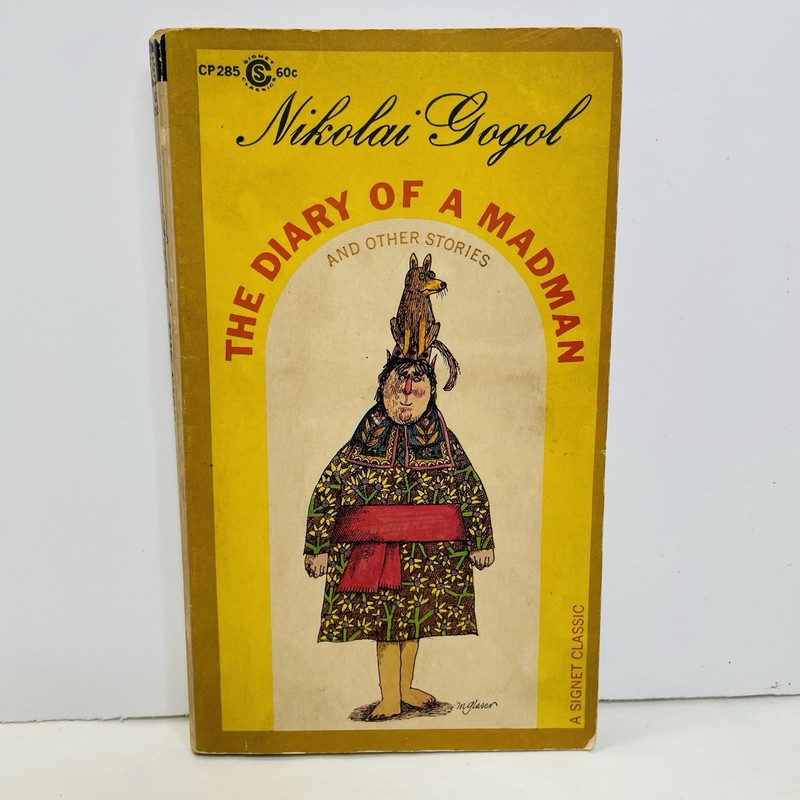 Nikolai Gogol Diary of a Madman Signet 1st Printing Milton Glaser 1960 Humor Wit