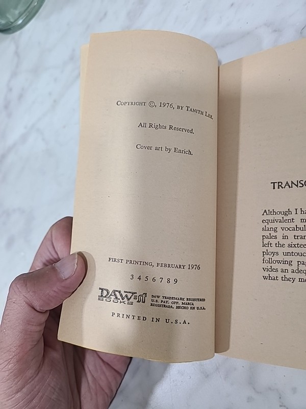 DON'T BITE THE SUN BY TANITH LEE 1976 DAW No. UE1486 VG FIRST PRINTING PB RARE gallery
