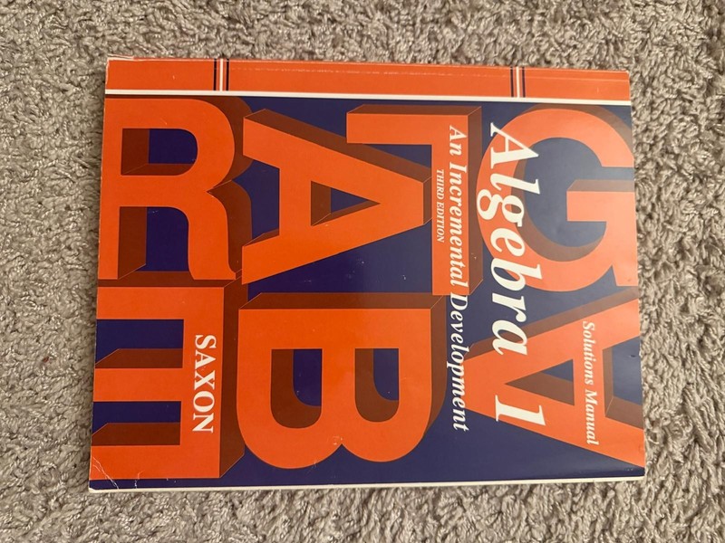 Algebra 1: An Incremental Development (Saxon Algebra) – paperback John H. Sa…