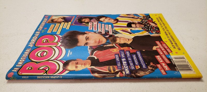 Bop Magazine February 1991 NKOTB~Paula Abdul~Christian Slater~Alyssa Milano~90s gallery