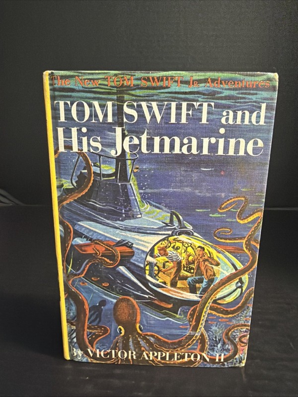 TOM SWIFT AND HIS JETMARINE by Victor Appleton Jr Hardcover Copyright 1954 HC