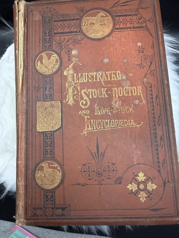 1882 Edi, “Illustrated Stock Doctor And Live Stock Enc., Pullouts Intact.