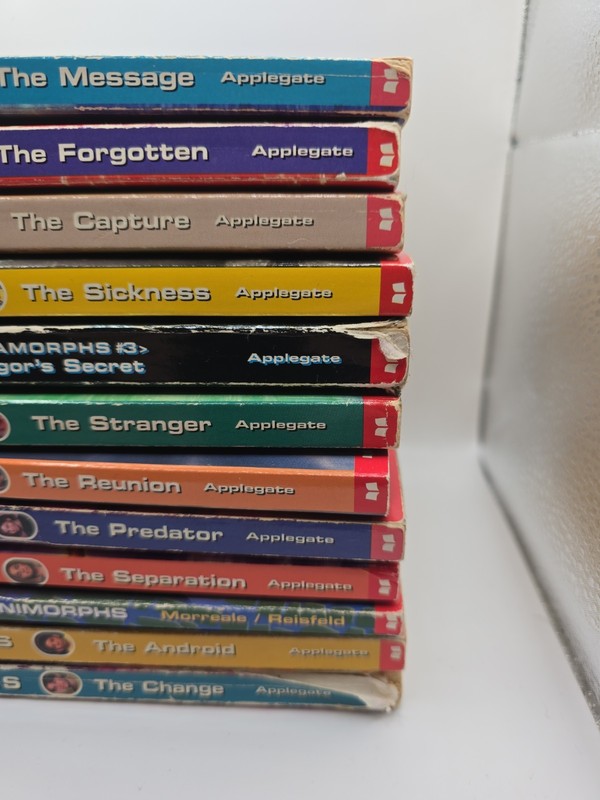 12 animorphs book lot gallery