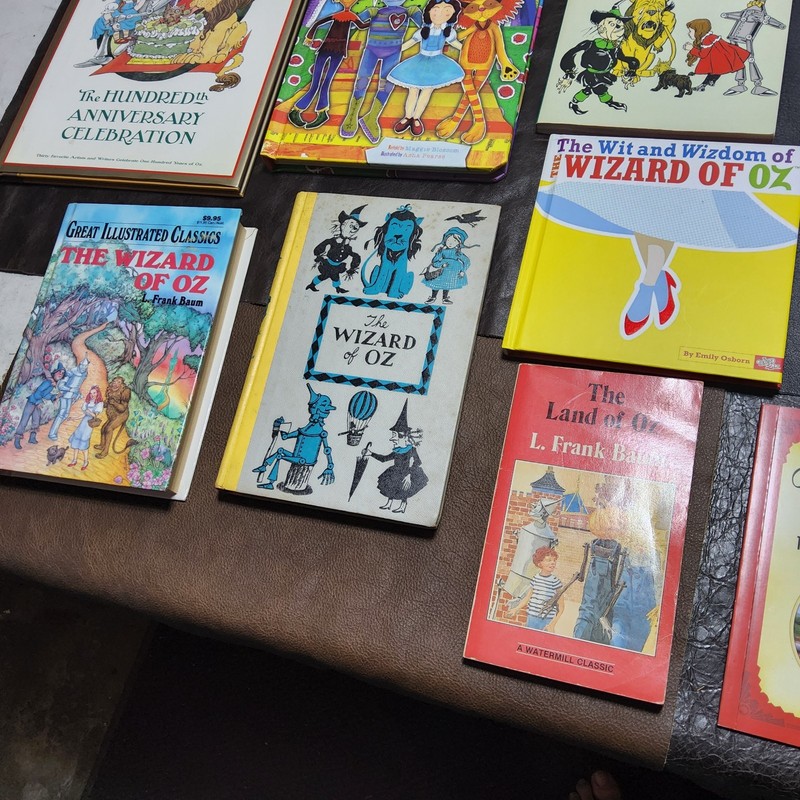 16 vintage wizard of oz books bundle 70s-00s lot kids books illustrated sounds gallery