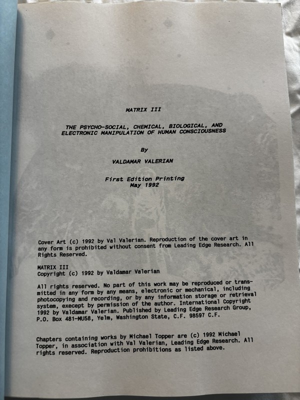 Matrix III The Psycho-Social Manipulation of Human Consciousness 1st Edition gallery