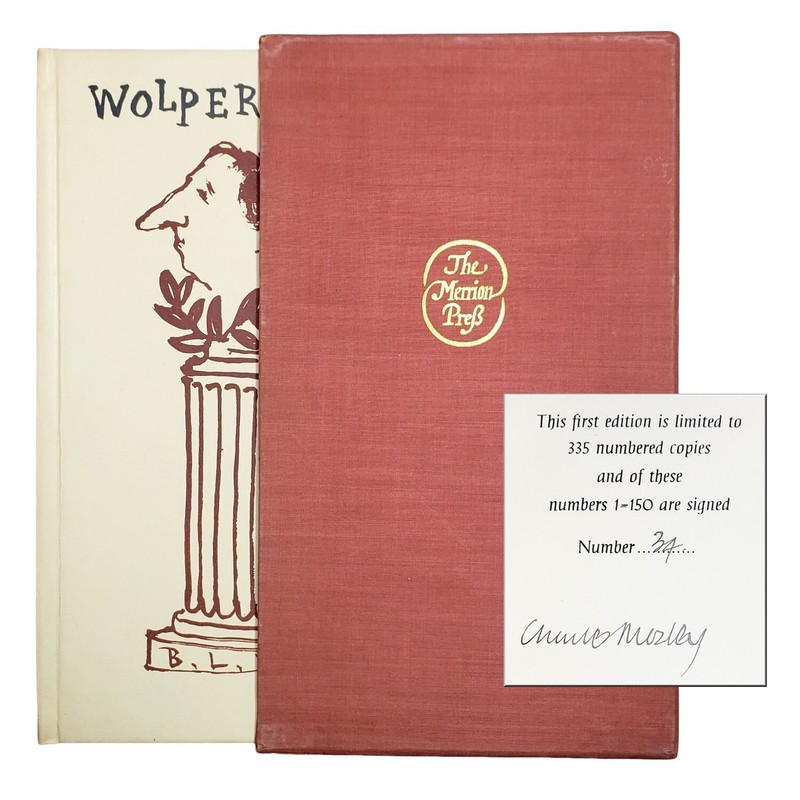 Wolperiana 1/150 SIGNED artist & publisher, Berthold Wolpe tribute Merrion Press
