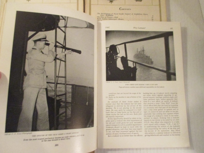 vintage ww2 era U.S. Naval Institute - Proceedings 1946-48 lot of 4 gallery