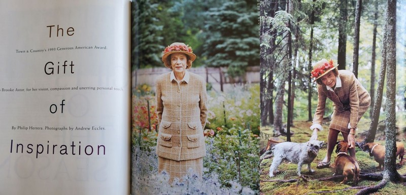 Christmas 1993 Town & Country magazine Cheri La Rocque Aquilon Brooke Astor RARE gallery