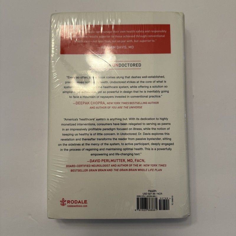 William Davis MD Undoctored Hardcover Rodale Health Care Issues Nonfiction Book gallery