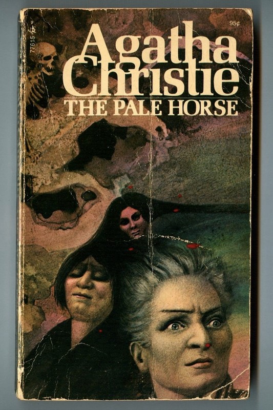 The PALE HORSE by Agatha CHRISTIE! Rare 1972 TOM ADAMS Cover POCKET Books PB!