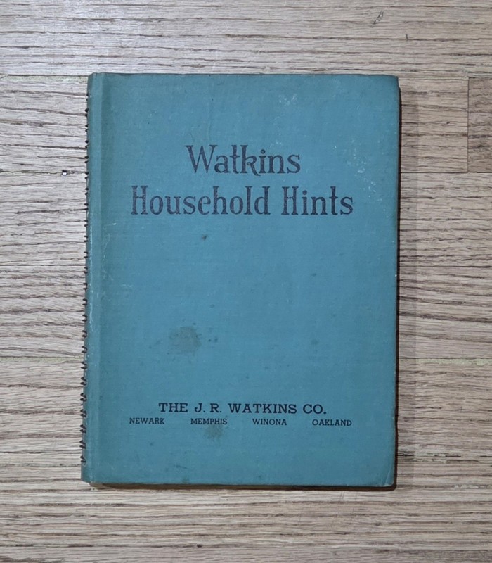 1941 Watkins Household Hints Book By Elaine Allen