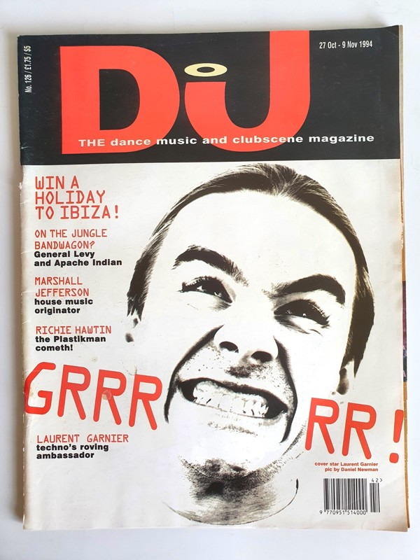 DJ Magazine #126 Oct/Nov 1994 Laurent Garnier Richie Hawtin Plastikman Jungle