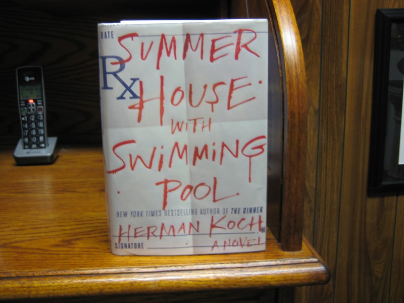 Summer House With Swimming Pool Herman Koch 1st HC Ptg Hogarth 2014 Fine copy