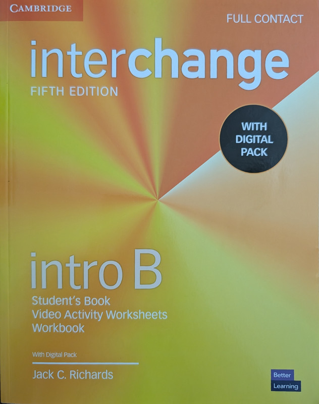 Cambridge Interchange Intro B Fifth Edition Full Contact with Digital Pack