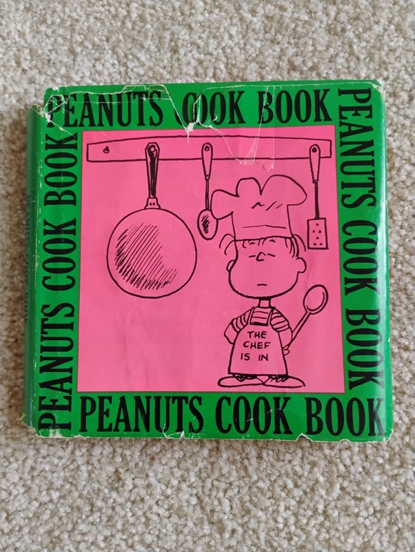 Collectible 1969 1st Edition Peanuts Cook Book Charles Schulz Signed by Dutton