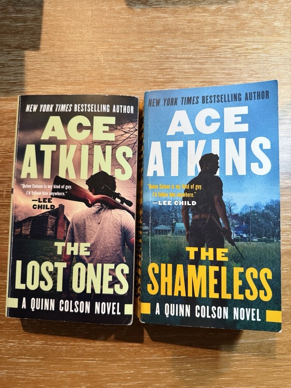 ACE ATKINS (2) Quinn Colson Novels PB ED