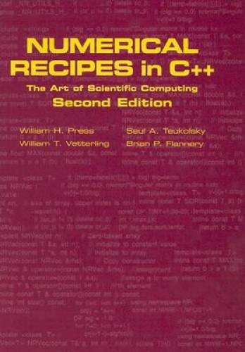 Numerical Recipes in C++: The Art of Scientific Computing – VERY GOOD