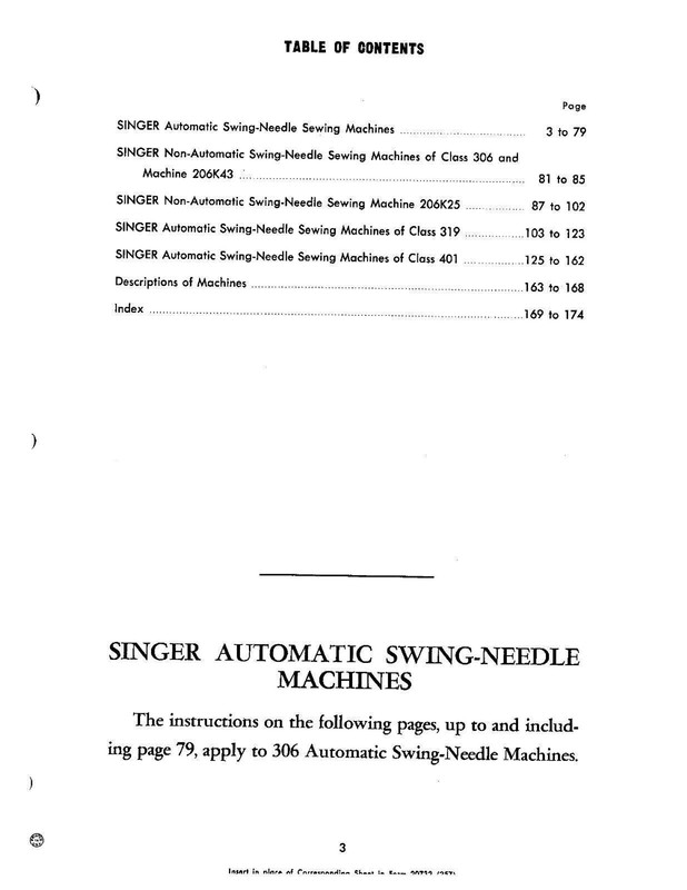 SINGER Class 401A SERVICE MANUAL (Not User Manual) COIL BOUND, TOUGH COVERING gallery
