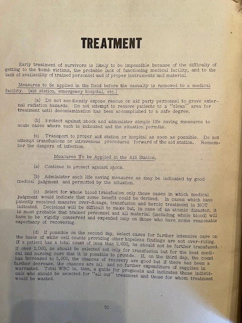 AN INTRODUCTION TO RADIOLOGICAL SAFETY 1947 US NAVY Bureau of Medicine & Surgery gallery