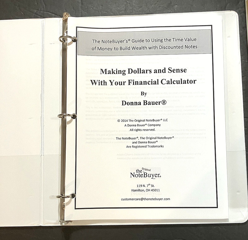 Donna Bauer The Original Note Buyers Master Guide Financial Advisor Real Estate gallery