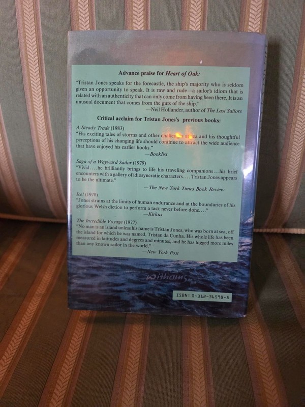 Tristan Jones / Heart of Oak 1st Edition 1984 United States Signed by Author gallery