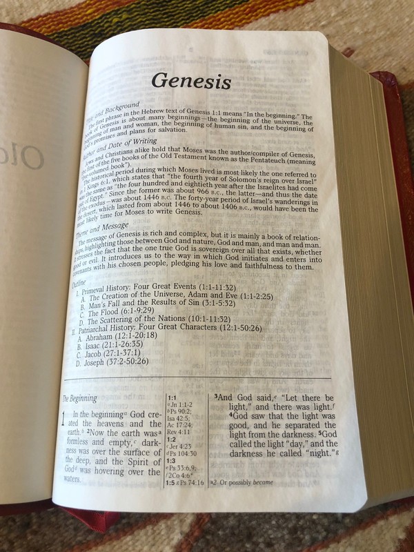 Holy Bible NIV Reference Edition Zondervan Red Letter 1984 Red Bonded Leather gallery