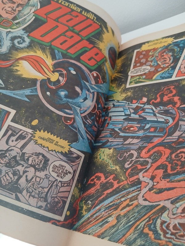 2000AD # 1 KEY 1ST ISSUE FINE 6.0 DAN DARE MACH 1 HARLEM HEROES IPC 1977 gallery