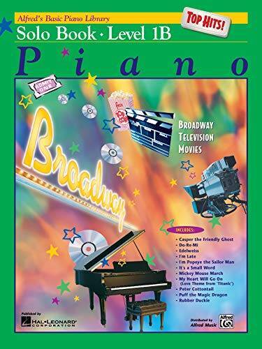 Alfred’s Basic Piano Library: Top Hits Solo Book, Level 1B – Paperback – GOOD