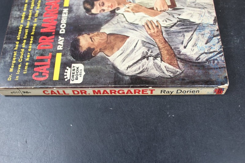 Call Dr. Margaret Ray Dorien 1962 Crest Book Medical Romance Vintage #S511 PB gallery