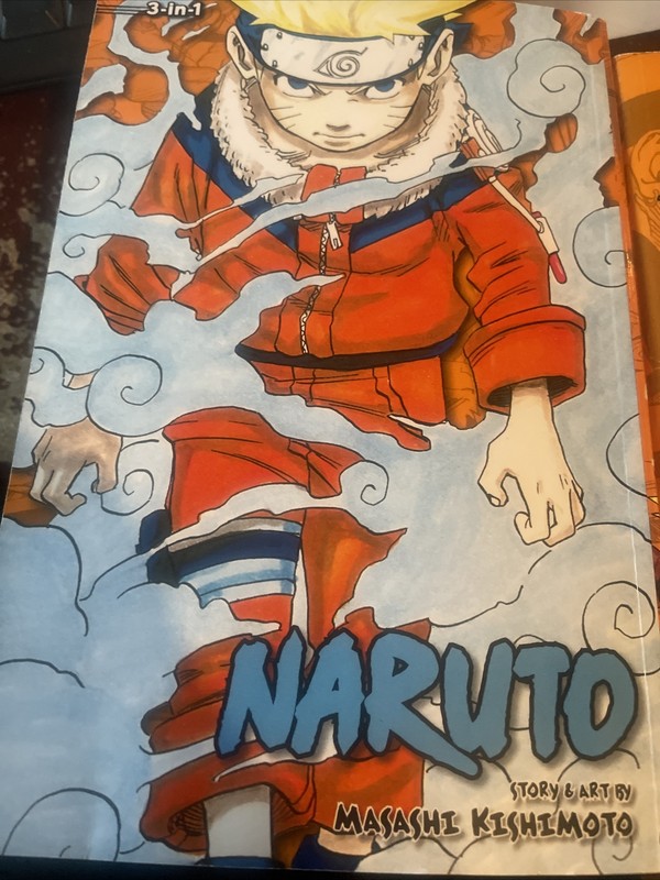 Naruto 3-in-1 Edition (1-2-3) (7-8-9)Volume 1 English Omnibus Manga