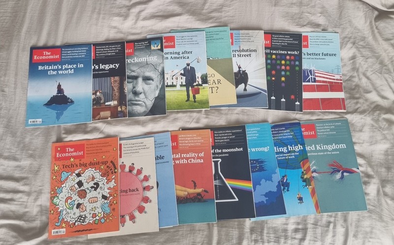 The Economist Magazine 2021 issues Jan – April – Select Desired Date from List