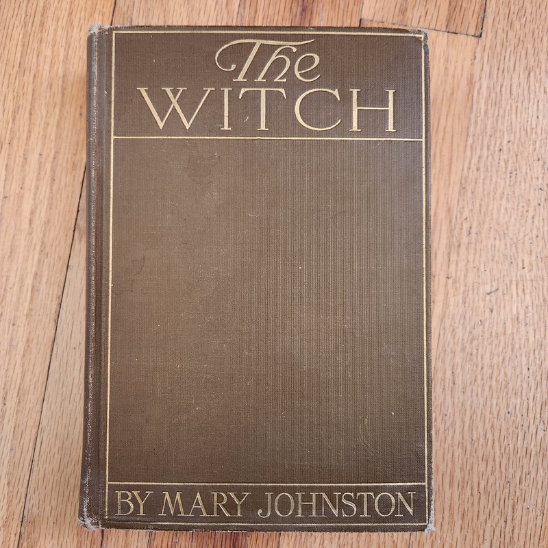 THE WITCH by Mary Johnston 1914 1st Edition, NC Wyeth illustration