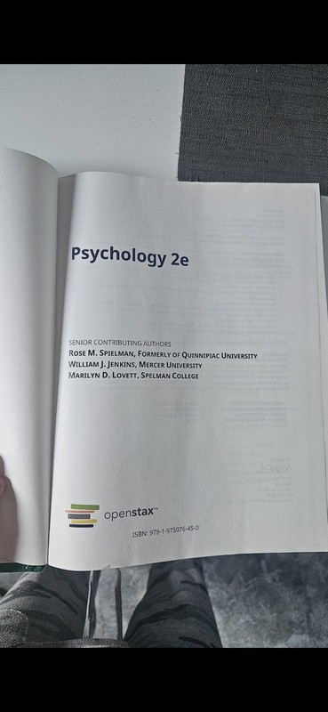 Psychology 2e by William J. Jenkins, Marilyn D. Lovett and Rose M. Spielman... gallery