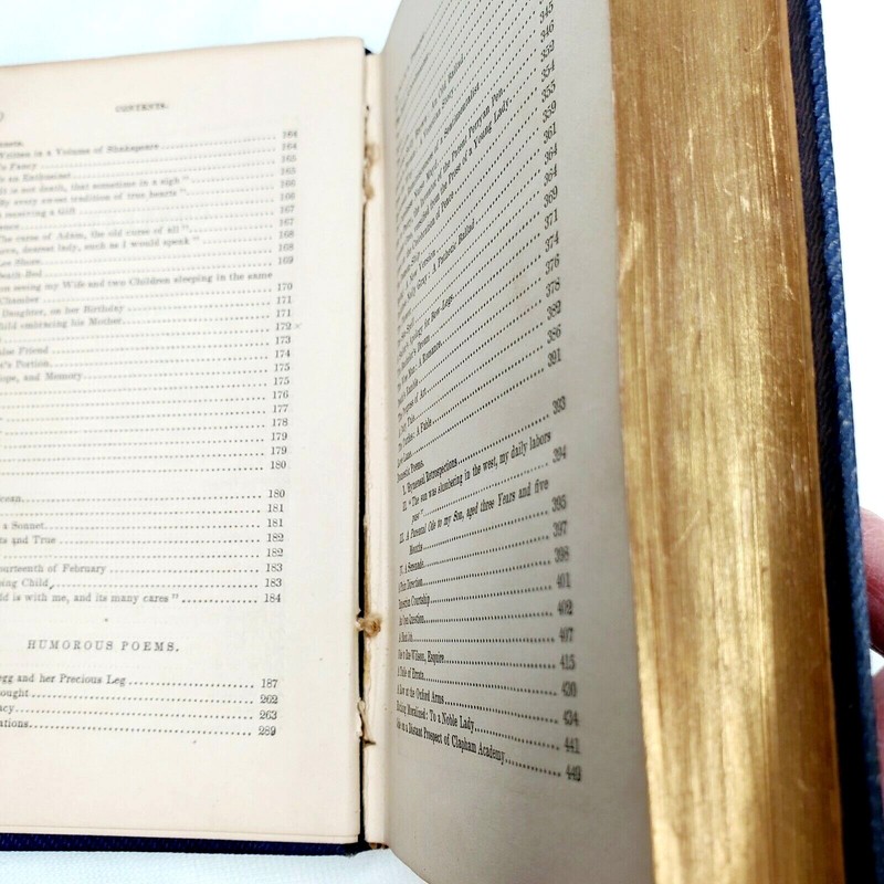 1861 Poetical Works of Thomas Hood Pub by Crosby Nichols Lee & Co BOSTON POETRY gallery