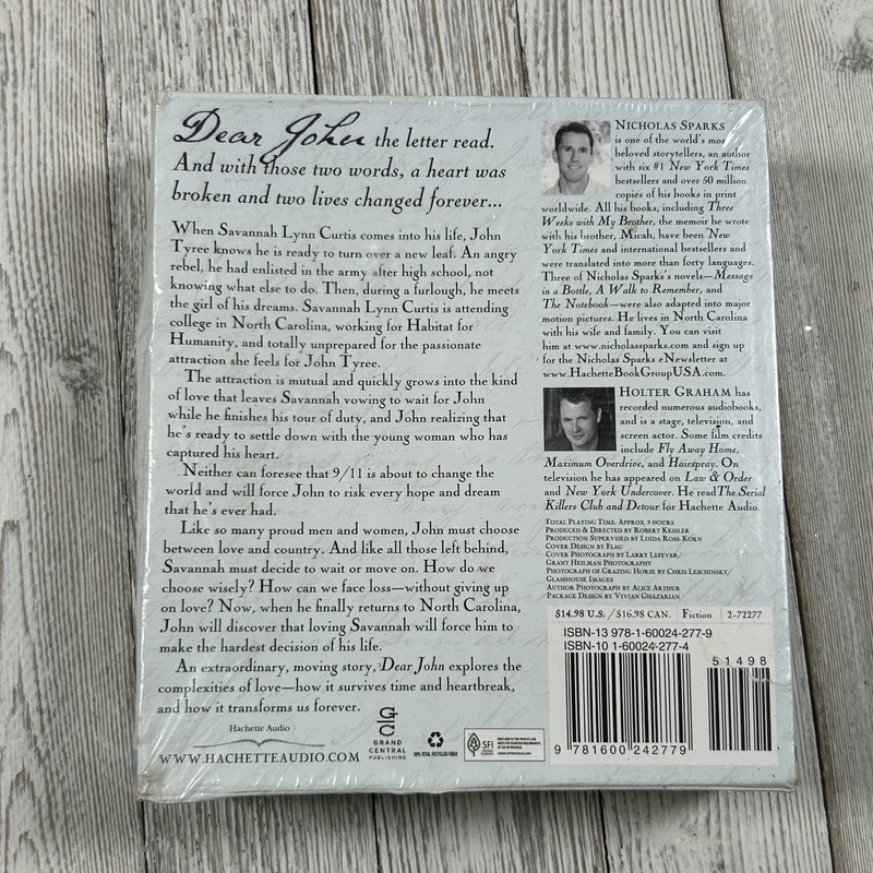 Dear John by Nicholas Sparks Audiobook CDs Unabridged 8 Discs gallery