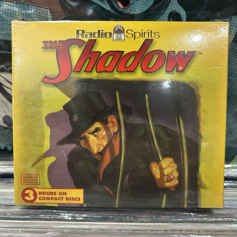 THE SHADOW Radio Show CD Set- 6 Episodes 3 hours Orson Wells Bill Johnson Knows