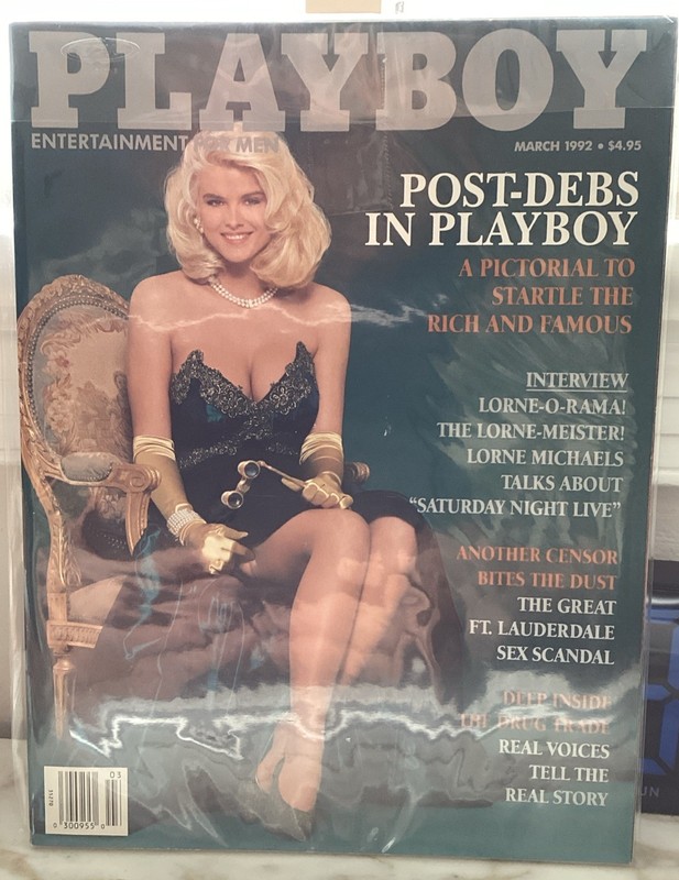 Vintage Playboy Magazine – March 1992 – Post Debs in Playboy – Lorne Michaels