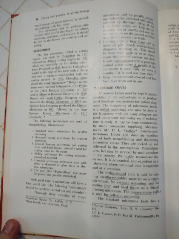 Theory and Practice of Histotechnology by Sheehan & Hrapchak 1973 Illust. 1st Ed gallery