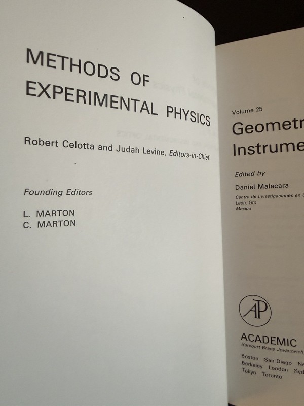 Methods of Experimental Physics: Geometrical and Instrumental Optics -1988 gallery