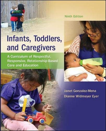 INFANTS, TODDLERS, AND CAREGIVERS: A CURRICULUM OF By Janet Gonzalez-mena VG
