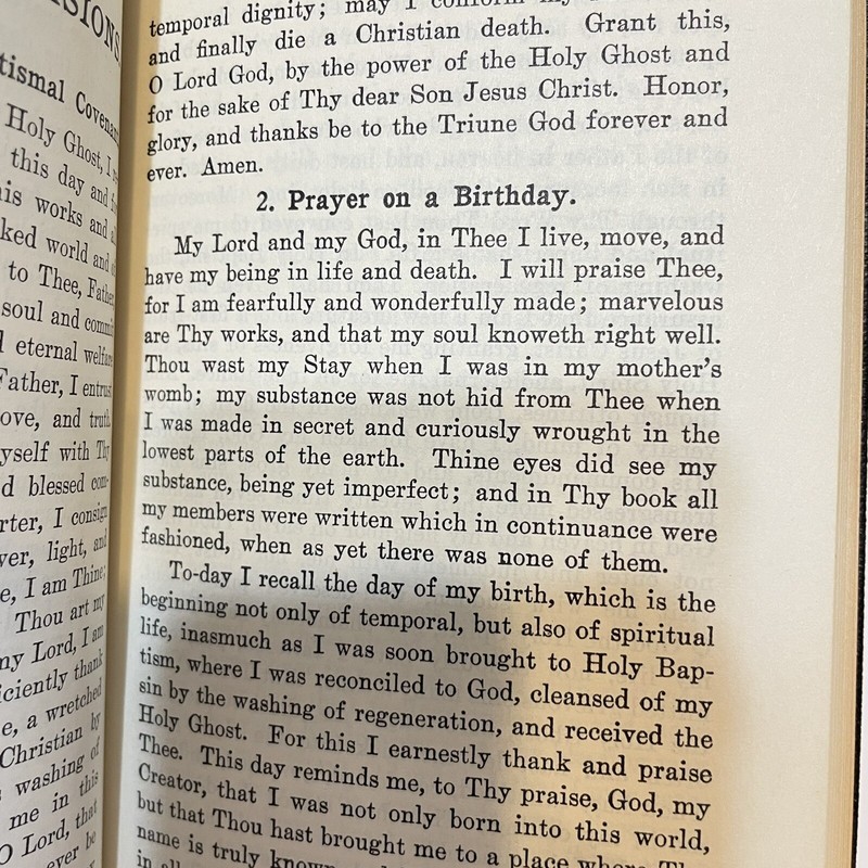 Rare Vintage 1955 Abridged Treasury of Prayers 27th Printing 6 x 4 in gallery