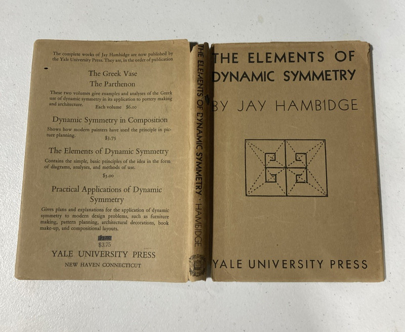The Elements Of Dynamic Symmetry by Jay Hambidge 1948 Hardcover w/ DJ Yale UP Ed gallery