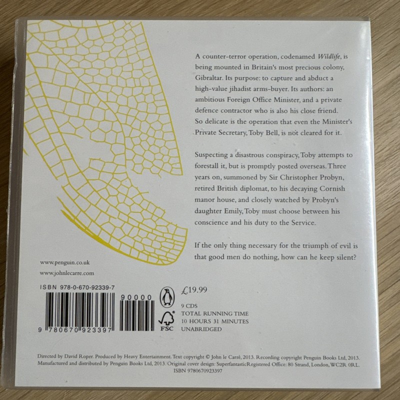 A Delicate Truth John Le Carre Audio Book Unabridged 10.5 Hours 9 CD's VGC LOOK! gallery
